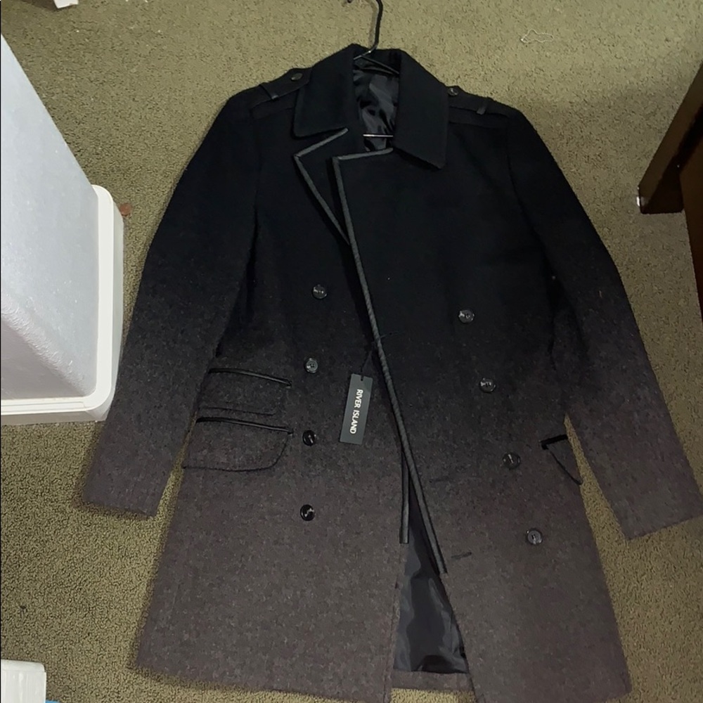 River Island Smart Coat in Ombré